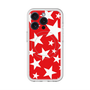 スリムプロテクションプレミアムケース with MagSafe［ Stars - Red ］