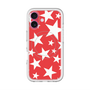 スリムプロテクションプレミアムケース with MagSafe［ Stars - Red ］