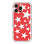 スリムプロテクションプレミアムケース with MagSafe［ Stars - Red ］