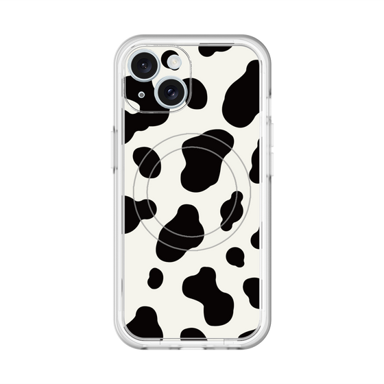 スリムプロテクションプレミアムケース with MagSafe［ Cow - White ］