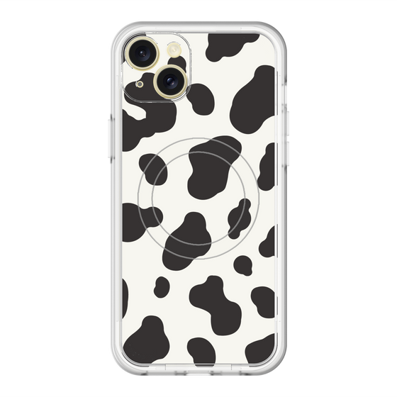 スリムプロテクションプレミアムケース with MagSafe［ Cow - White ］