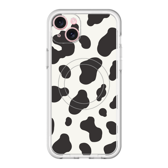 スリムプロテクションプレミアムケース with MagSafe［ Cow - White ］