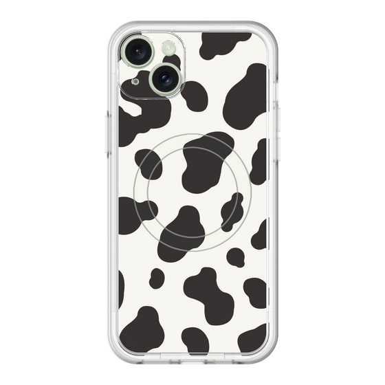 スリムプロテクションプレミアムケース with MagSafe［ Cow - White ］