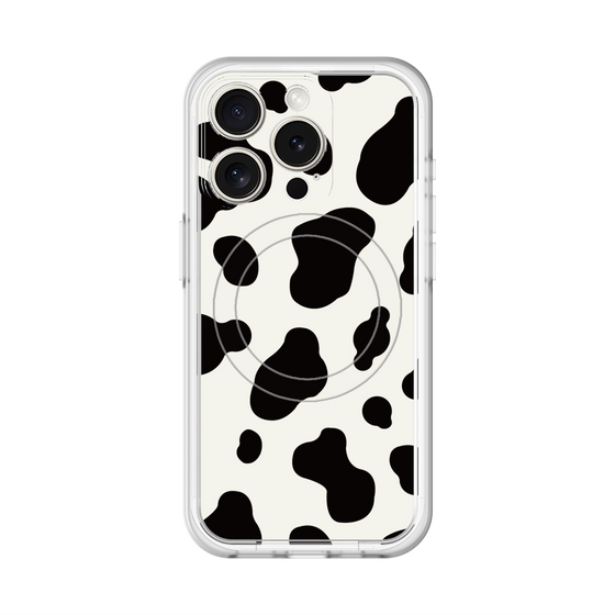 スリムプロテクションプレミアムケース with MagSafe［ Cow - White ］
