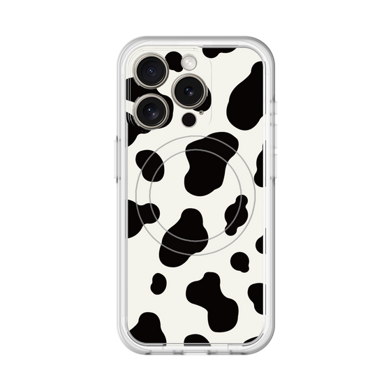 スリムプロテクションプレミアムケース with MagSafe［ Cow - White ］