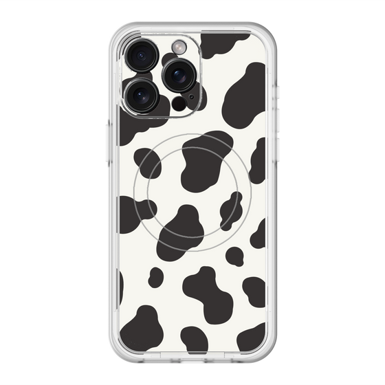 スリムプロテクションプレミアムケース with MagSafe［ Cow - White ］