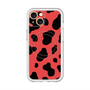 スリムプロテクションプレミアムケース with MagSafe［ Cow - Red ］