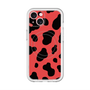 スリムプロテクションプレミアムケース with MagSafe［ Cow - Red ］