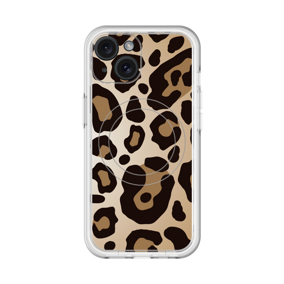 スリムプロテクションプレミアムケース with MagSafe［ Leopard - Yellow ］