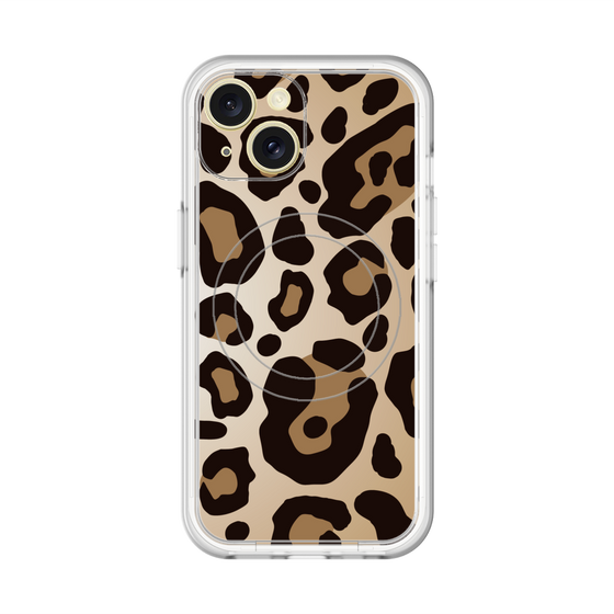スリムプロテクションプレミアムケース with MagSafe［ Leopard - Yellow ］
