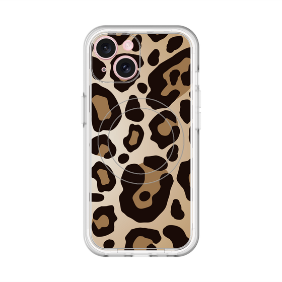 スリムプロテクションプレミアムケース with MagSafe［ Leopard - Yellow ］