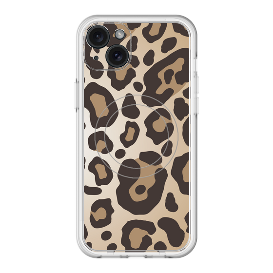 スリムプロテクションプレミアムケース with MagSafe［ Leopard - Yellow ］