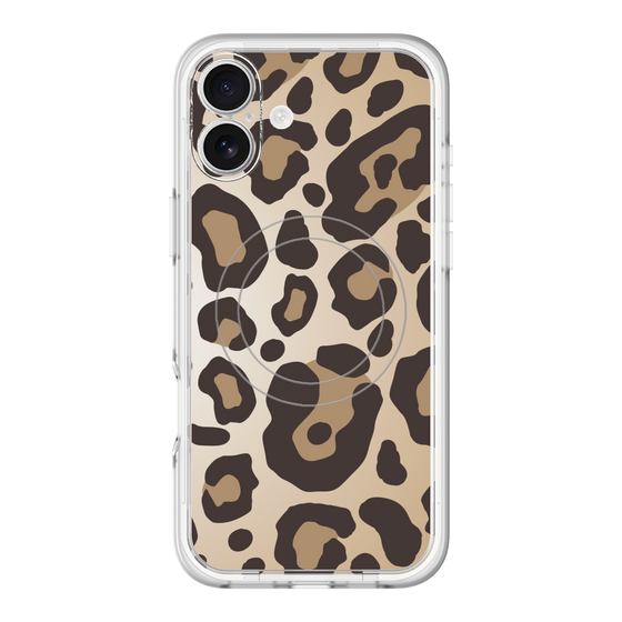 スリムプロテクションプレミアムケース with MagSafe［ Leopard - Yellow ］