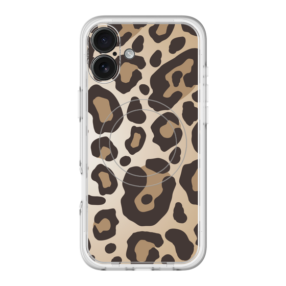 スリムプロテクションプレミアムケース with MagSafe［ Leopard - Yellow ］