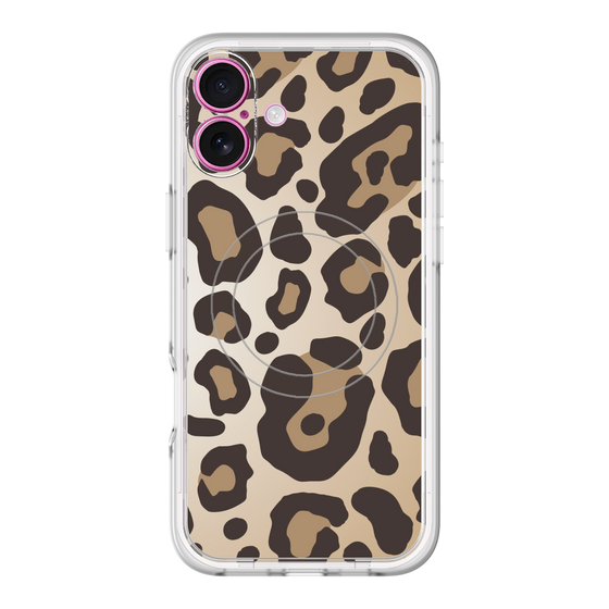 スリムプロテクションプレミアムケース with MagSafe［ Leopard - Yellow ］