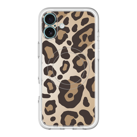 スリムプロテクションプレミアムケース with MagSafe［ Leopard - Yellow ］