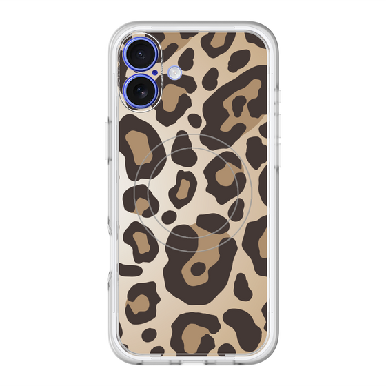 スリムプロテクションプレミアムケース with MagSafe［ Leopard - Yellow ］
