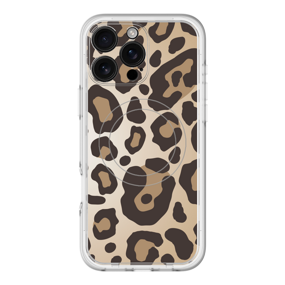 スリムプロテクションプレミアムケース with MagSafe［ Leopard - Yellow ］
