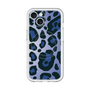 スリムプロテクションプレミアムケース with MagSafe［ Leopard - Blue ］