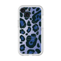スリムプロテクションプレミアムケース with MagSafe［ Leopard - Blue ］