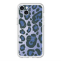 スリムプロテクションプレミアムケース with MagSafe［ Leopard - Blue ］