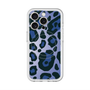 スリムプロテクションプレミアムケース with MagSafe［ Leopard - Blue ］