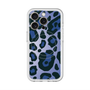 スリムプロテクションプレミアムケース with MagSafe［ Leopard - Blue ］
