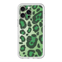 スリムプロテクションプレミアムケース with MagSafe［ Leopard - Green ］