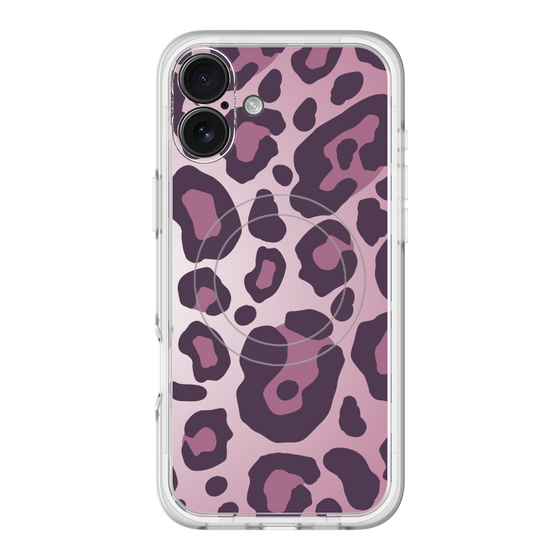 スリムプロテクションプレミアムケース with MagSafe［ Leopard - Pink ］