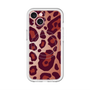 スリムプロテクションプレミアムケース with MagSafe［ Leopard - Red ］