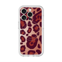 スリムプロテクションプレミアムケース with MagSafe［ Leopard - Red ］
