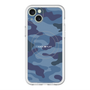 スリムプロテクションプレミアムケース with MagSafe［ Camouflage - Blue ］