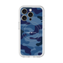 スリムプロテクションプレミアムケース with MagSafe［ Camouflage - Blue ］
