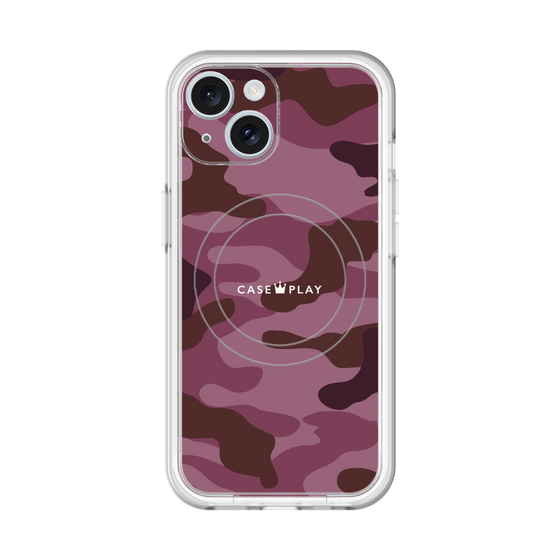 スリムプロテクションプレミアムケース with MagSafe［ Camouflage - Pink ］
