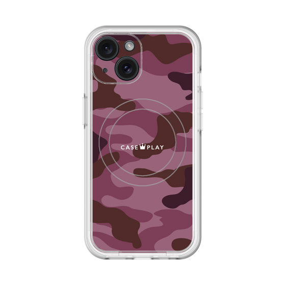 スリムプロテクションプレミアムケース with MagSafe［ Camouflage - Pink ］