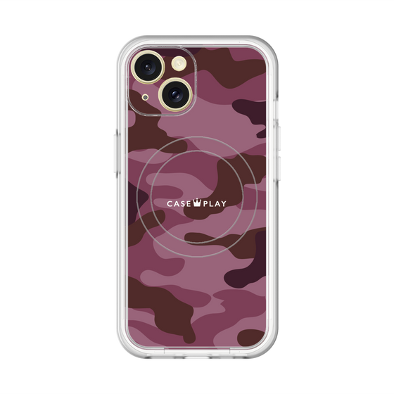 スリムプロテクションプレミアムケース with MagSafe［ Camouflage - Pink ］