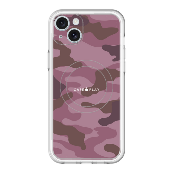 スリムプロテクションプレミアムケース with MagSafe［ Camouflage - Pink ］