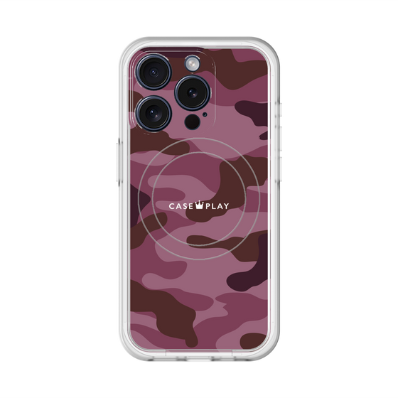 スリムプロテクションプレミアムケース with MagSafe［ Camouflage - Pink ］