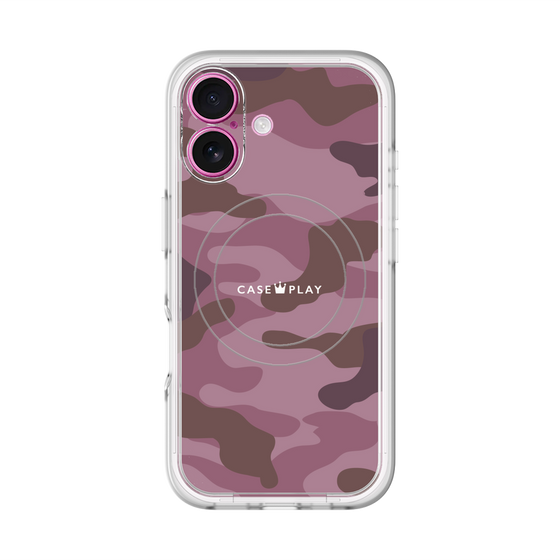 スリムプロテクションプレミアムケース with MagSafe［ Camouflage - Pink ］