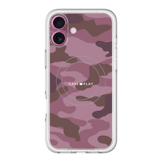 スリムプロテクションプレミアムケース with MagSafe［ Camouflage - Pink ］