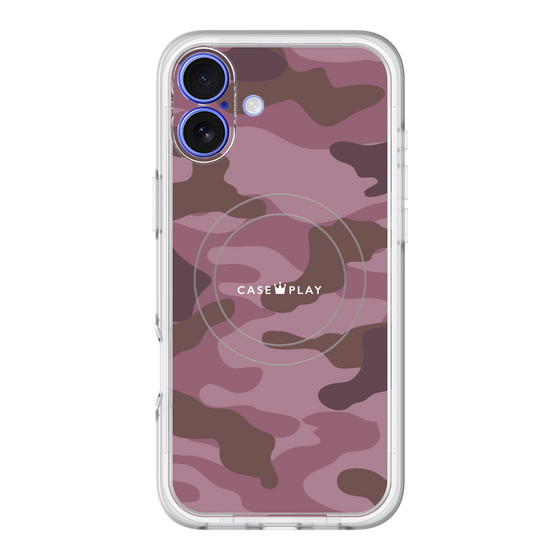 スリムプロテクションプレミアムケース with MagSafe［ Camouflage - Pink ］