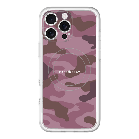 スリムプロテクションプレミアムケース with MagSafe［ Camouflage - Pink ］