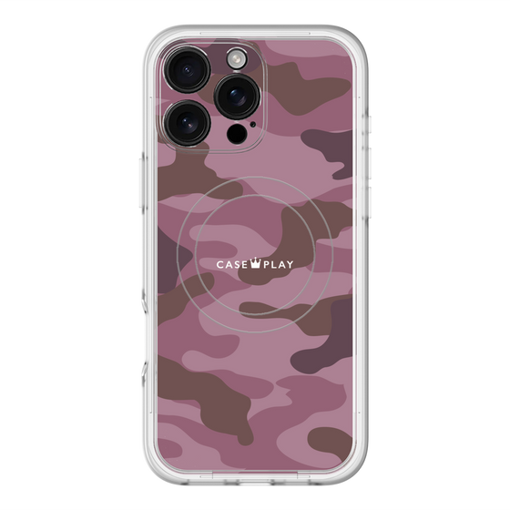 スリムプロテクションプレミアムケース with MagSafe［ Camouflage - Pink ］