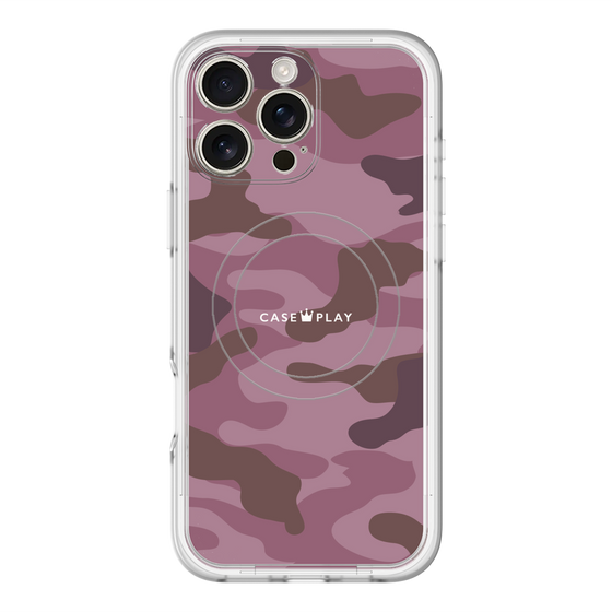 スリムプロテクションプレミアムケース with MagSafe［ Camouflage - Pink ］