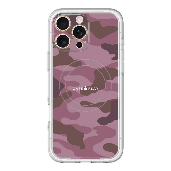 スリムプロテクションプレミアムケース with MagSafe［ Camouflage - Pink ］