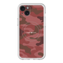 スリムプロテクションプレミアムケース with MagSafe［ Camouflage - Red ］