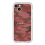 スリムプロテクションプレミアムケース with MagSafe［ Camouflage - Red ］