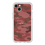 スリムプロテクションプレミアムケース with MagSafe［ Camouflage - Red ］
