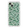 スリムプロテクションプレミアムケース with MagSafe［ 唐草模様 - Green ］