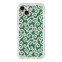 スリムプロテクションプレミアムケース with MagSafe［ 唐草模様 - Green ］